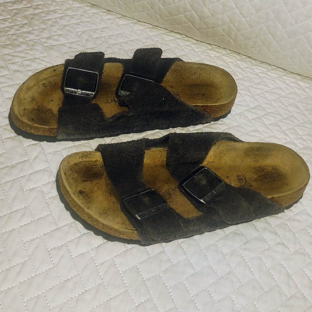 Suede Birkenstocks